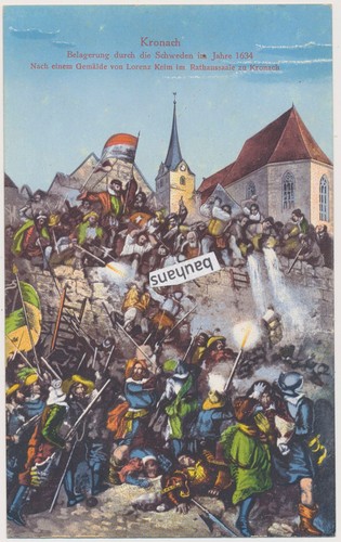 Kronach belagerung durch - ak,