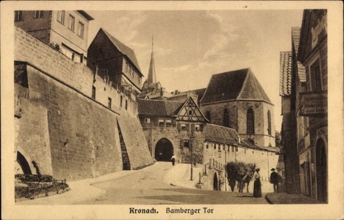 Kronach oberfranken - ak,