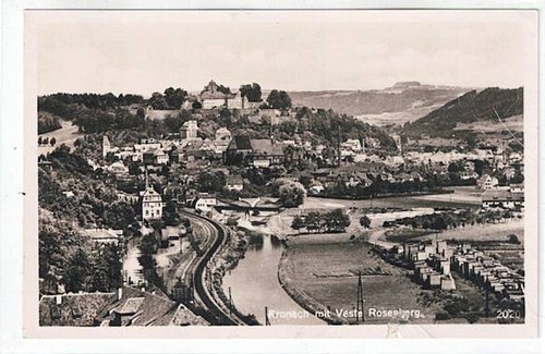 Kronach mit veste - ak, kronach,