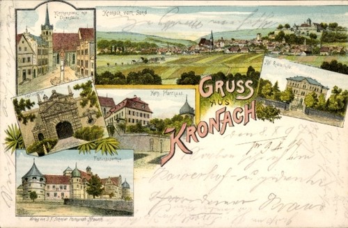 Litho kronach oberfranken - in,