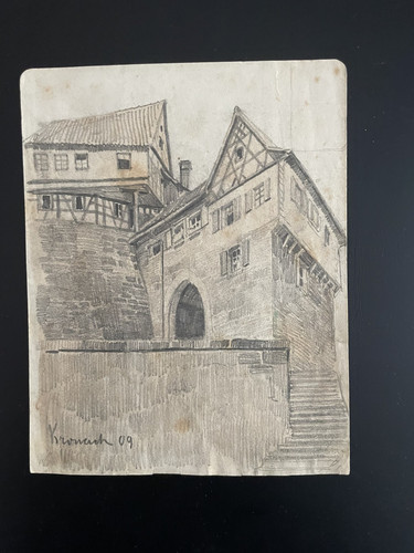 Zeichnung kronach oberstadt - ,