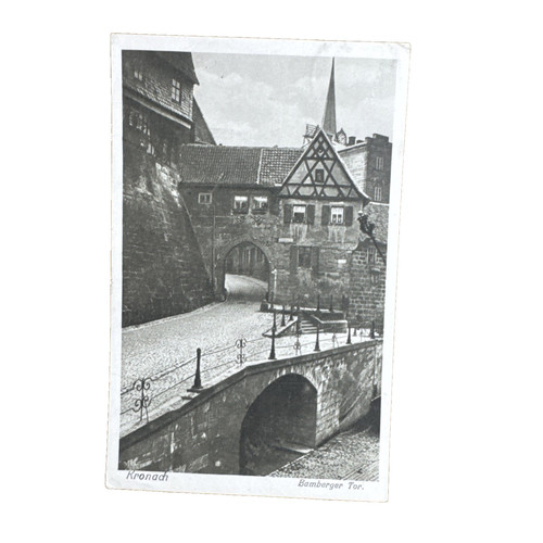 Postkarte kronach bamberger - ak,