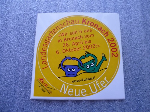 Aufkleber landesgartenschau - aufkleber,
