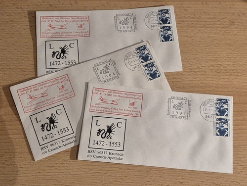 Luftpostbriefe anlässlich - , l