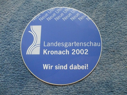 Aufkleber landesgartenschau - aufkleber,
