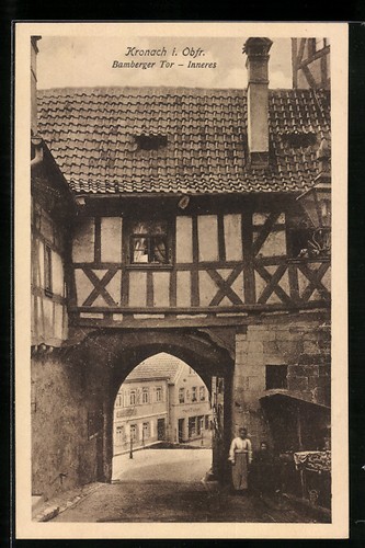 Ansichtskarte kronach inneres - ansichtskarte,