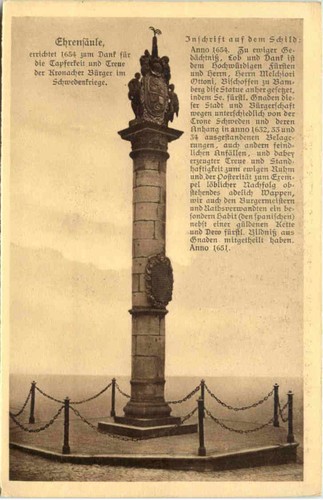 Kronach ehrensäule 648626 - kronach, -648626