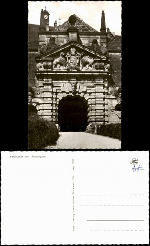 Ansichtskarte kronach partie - kronach,