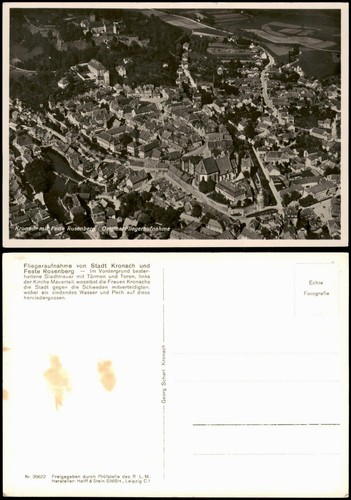 Kronach luftbild flugzeug - ,