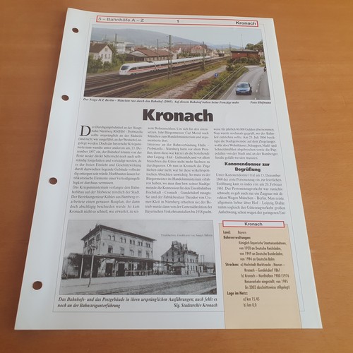 Archiv der bahnhöfe - der,