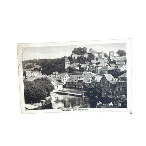 Postkarte kronach an - kronach,