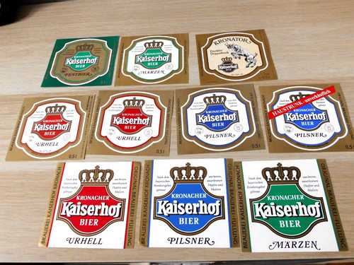 Bieretiketten brauerei - bieretiketten,