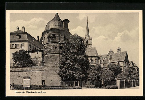 Ansichtskarte kronach - ansichtskarte,