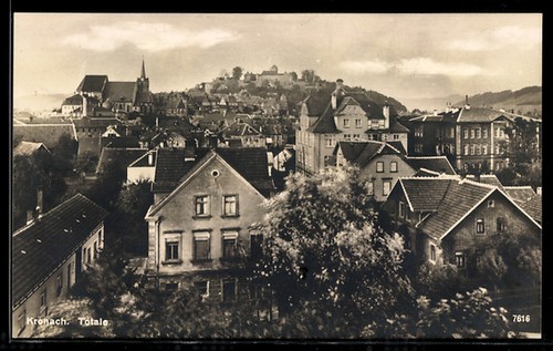 Kronach ansichtskarte totale - kronach,, ansichtskarte,