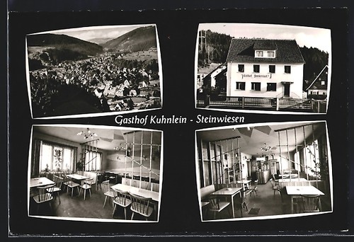 Steinwiesen über kronach - ak,