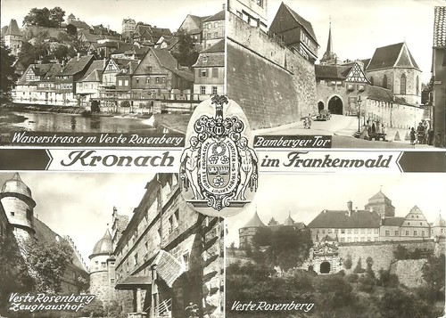 Kronach wasserstraße - ak,