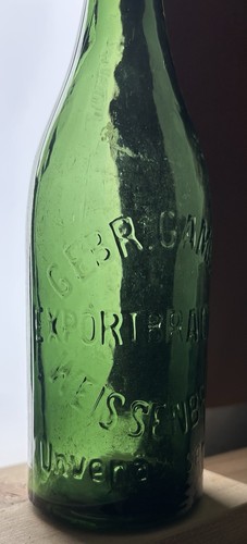Alte bierflasche gebrüder - s,