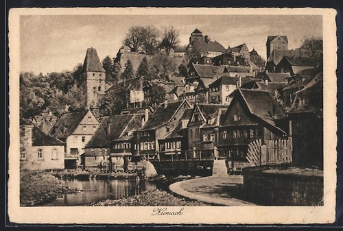 Kronach bayern teilansicht - bayern,,
