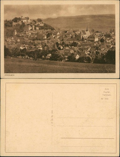 Ansichtskarte kronach blick - kronach,