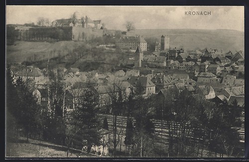 Kronach bayern teilansicht - bayern,,